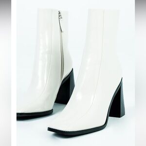 Princess Polly Cream booties